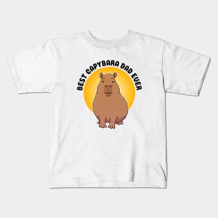 Best Capybara Dad Ever Kids T-Shirt